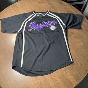 Colorado Rockies Baseball Jersey L Black True Fan MLB